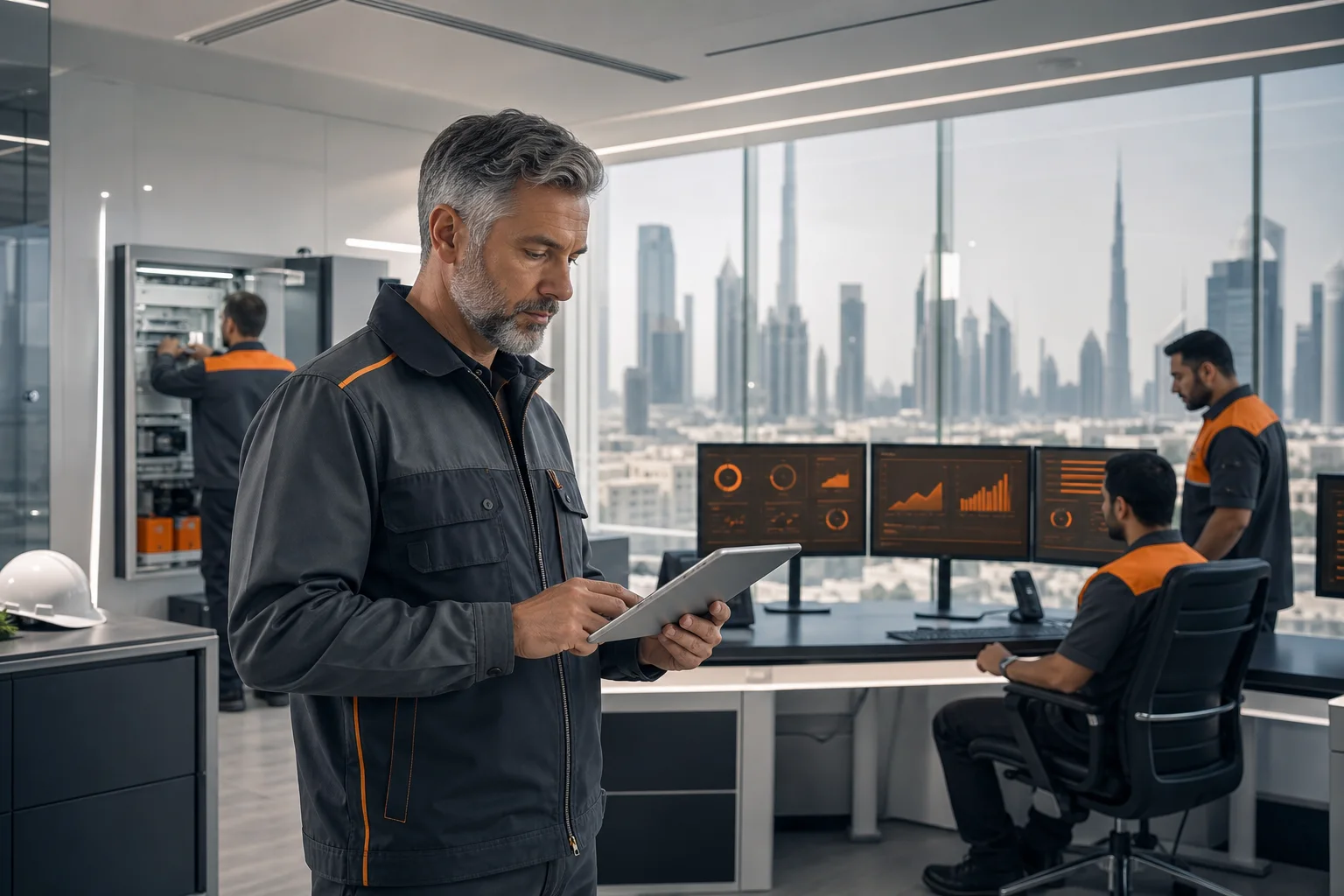 Prokleen operations team monitoring facility performance